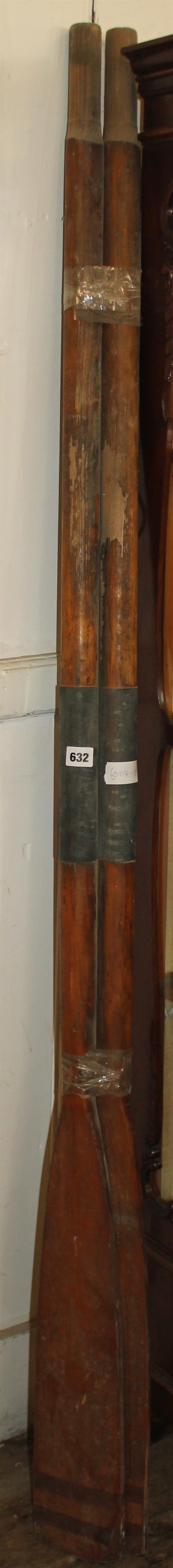Pair of oars